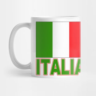 The Pride of Italia - Italian Flag Design and Language Mug